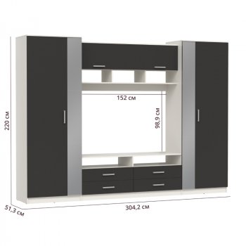 ШМЦ Вена  91.01 с зеркалом в Чулым - mebel154.com