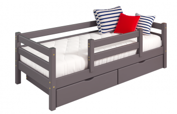 Кровать Соня с защитой по центру вариант 4 в Чулым - mebel154.com