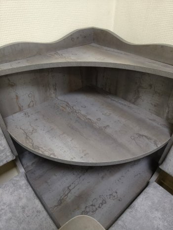 Кухонный уголок Миссия с полкой ткань в Чулым - mebel154.com