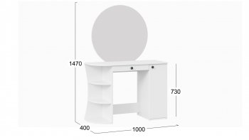 Стол туалетный «Соло» Тип 1 в Чулым - mebel154.com