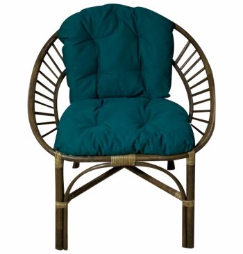 Кресло RJG-Princess (Ротанг №6, ткань JPN DRILL 034) в Чулым - mebel154.com