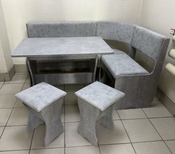 Кухонный уголок Миссия V велюр (сириус) в Чулым - mebel154.com