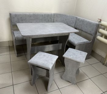 Кухонный уголок Миссия V велюр (сириус) в Чулым - mebel154.com