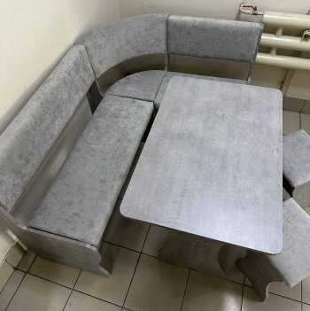 Кухонный уголок Миссия V велюр (сириус) в Чулым - mebel154.com