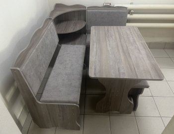 Кухонный уголок Миссия с полкой, ткань(локи) в Чулым - mebel154.com