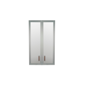 Комплект дверей Приоритет стекло в алюм. рамке К-981 (К-945, КФ-945) в Чулым - mebel154.com