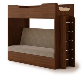 Кровать двухъярусная с диваном в Чулым - mebel154.com