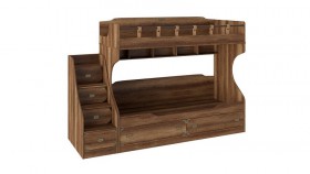 Кровать двухъярусная с приставной лестницей Навигатор в Чулым - mebel154.com