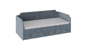 Кровать с мягкой обивкой и ящиками Кантри Тип 1 (900) в Чулым - mebel154.com