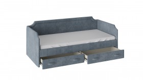 Кровать с мягкой обивкой и ящиками Кантри Тип 1 (900) в Чулым - mebel154.com