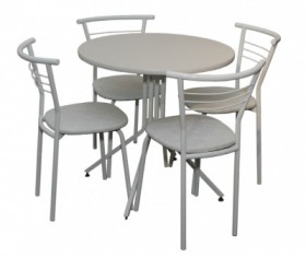 Набор стол пластиковый, 4 стула в Чулым - mebel154.com