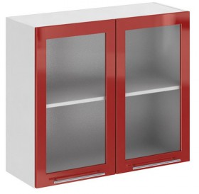 Олива ПС 800 шкаф верхний стекло в Чулым - mebel154.com