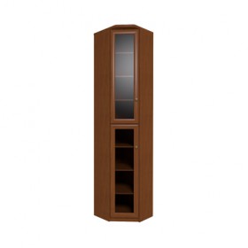 Шкаф для книг угловой фасад Стекло 10 Марракеш в Чулым - mebel154.com