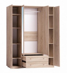 Шкаф для одежды 4-х дверный 9 Adele в Чулым - mebel154.com