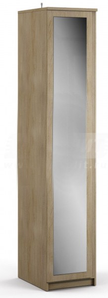 Шкаф однодверный с зеркалом Веста СБ-2260  в Чулым - mebel154.com