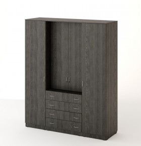 Шкаф распашной 4-х створчатый с 2 ящиками в Чулым - mebel154.com